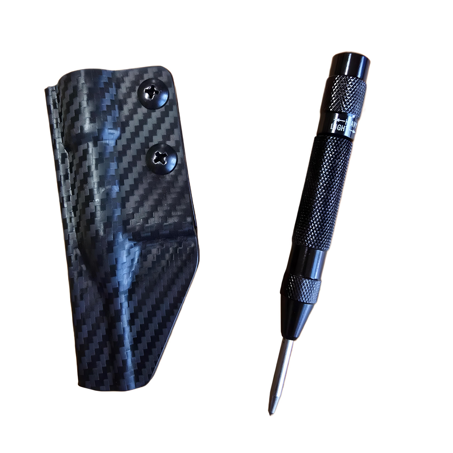 GLASS BREAKER AND HOLSTER RIG