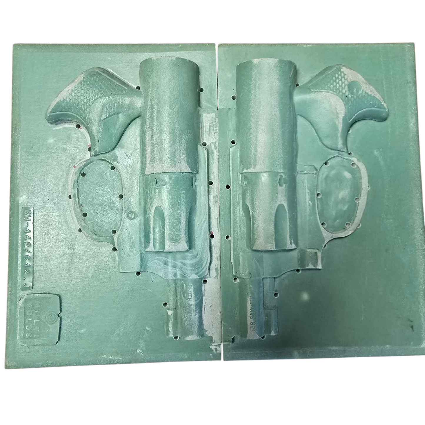J-Frame Split Vac Mold for 3" Smith and Wesson Revolver