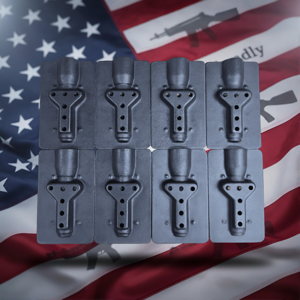 8 Holster Shells on 2A Flag Background