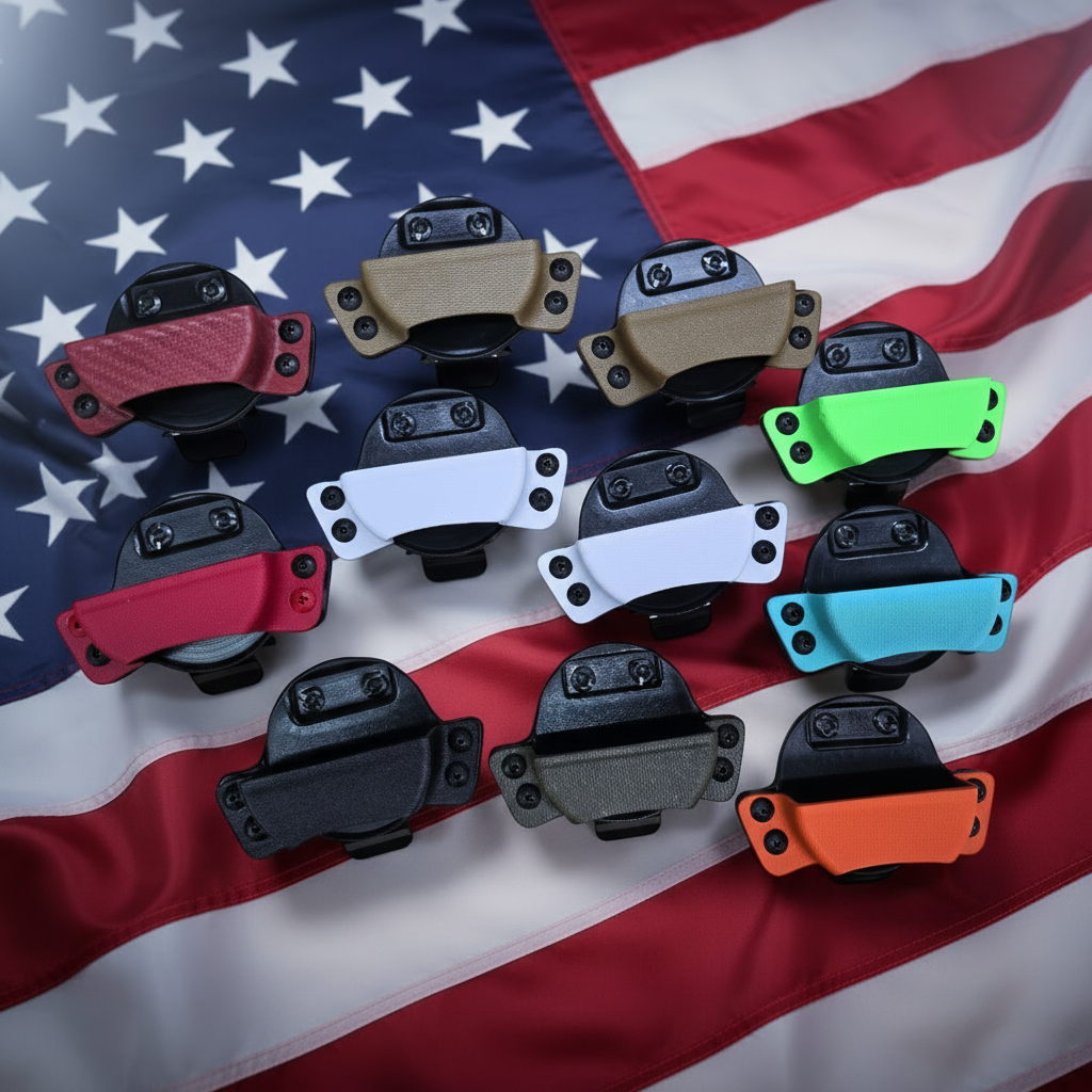 Dip can holsters patriotic background - variation 2